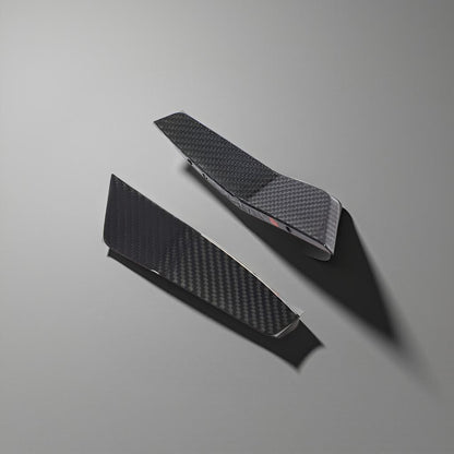 Dry Carbon Fiber Front Bumper Canards - Audi RS7 Sportback Base 4-Door (2020 & 2021)