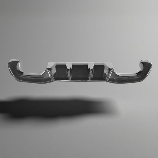 BMW F87 M2 & M2C Carbon Fiber Rear Diffuser with Large Fins (2016-2019)