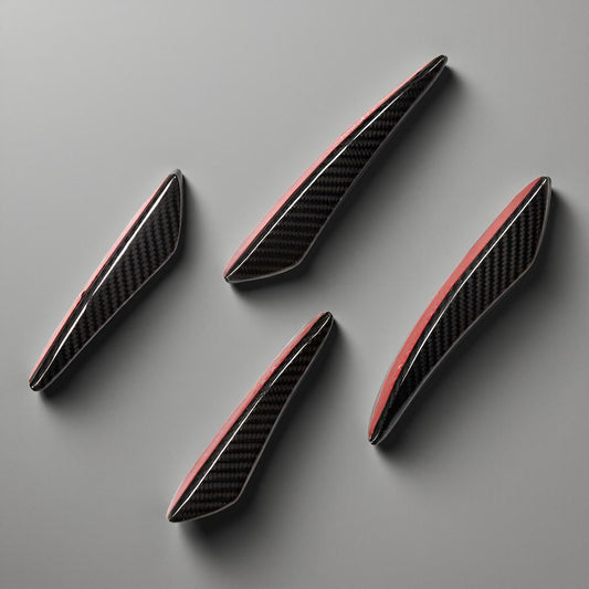 Carbon Fiber Front Canards for American Muscle Cars (Chevy Cruze/Corvette/Mustang)