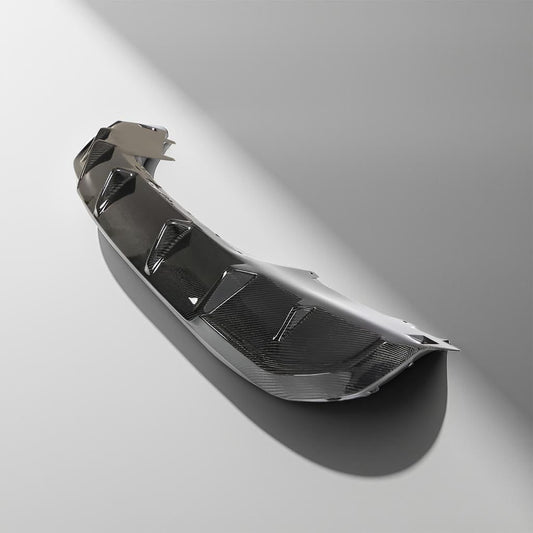 I4 Carbon Fiber Rear Lip Diffuser for BMW I4 Series G26 Hatchback 2022 4-Door