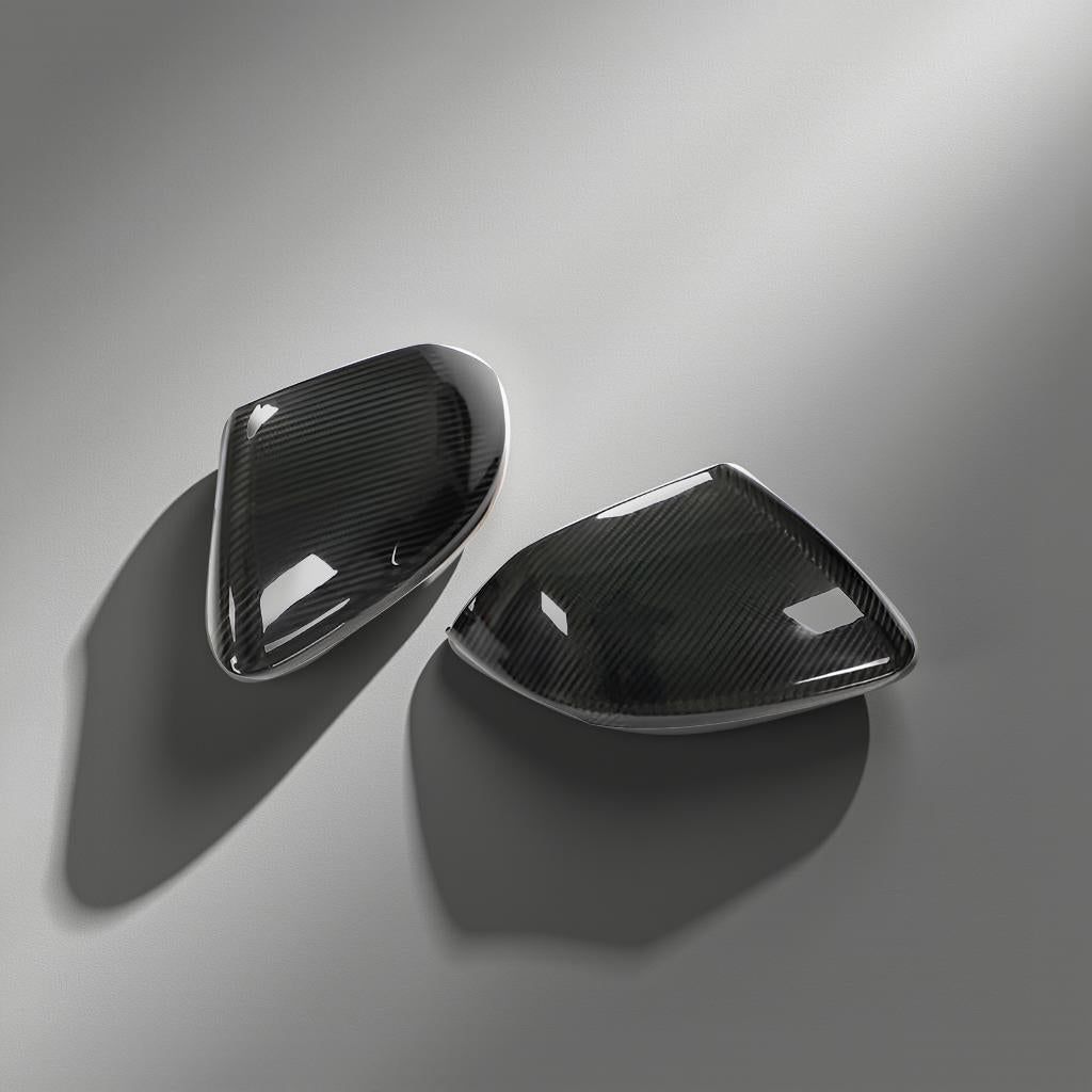 Audi Q8 & RSQ8 Dry Carbon Fiber Mirror Cover (No Lane Assist)