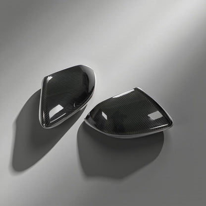 Audi Q8 & RSQ8 Dry Carbon Fiber Mirror Cover (No Lane Assist)