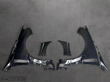 NYTFORGE Carbon Fiber Front Fenders with Vent Style for Subaru WRX STI (2015-2021)