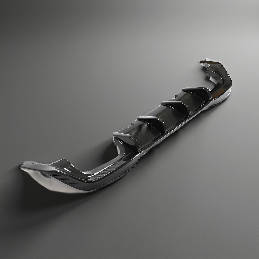 Carbon Fiber Rear Diffuser Lip - VW Golf R MK8 4-Door Hatchback (2021-2022)