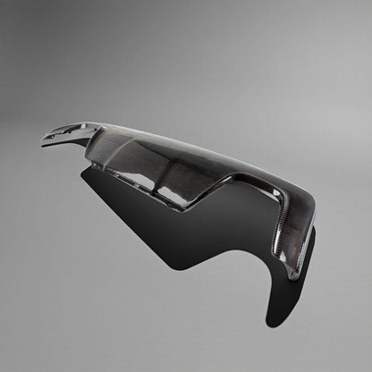 Carbon Fiber Rear Diffuser Lip for Dual Quad Pipes, 2005-2008 BMW E60 M-Tech