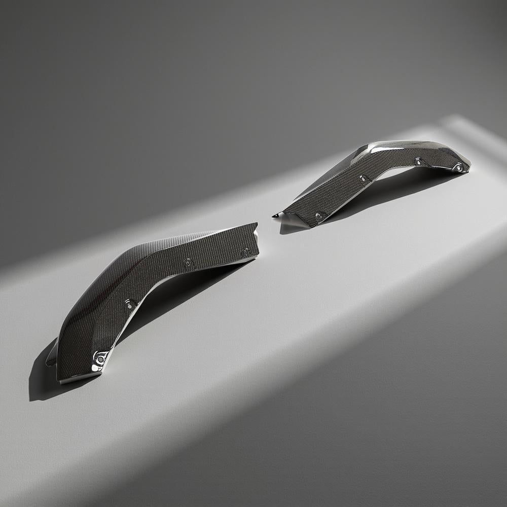 BMW G80 M3 2021-2022 Carbon Fiber Rear Bumper Splitters