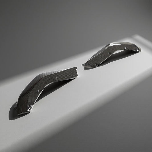 BMW G80 M3 2021-2022 Carbon Fiber Rear Bumper Splitters