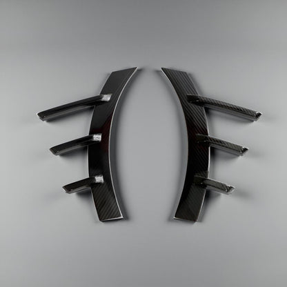 Custom Dry Carbon Fiber Front Fender Arch Trim for 2023 BMW M2 G87 Coupe