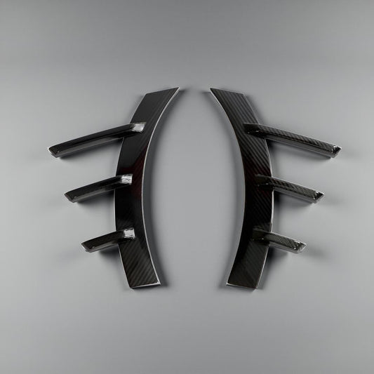 Custom Dry Carbon Fiber Front Fender Arch Trim for 2023 BMW M2 G87 Coupe