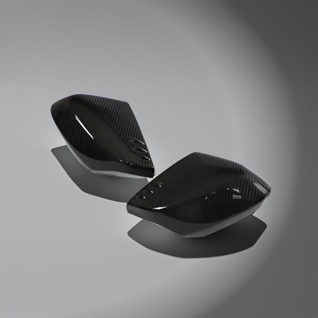 Carbon Fiber Mirror Caps - Chevy Corvette C8 Stingray Coupe 2-Door (2020-2021)