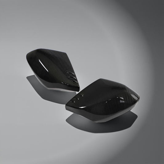 Carbon Fiber Mirror Caps - Chevy Corvette C8 Stingray Coupe 2-Door (2020-2021)