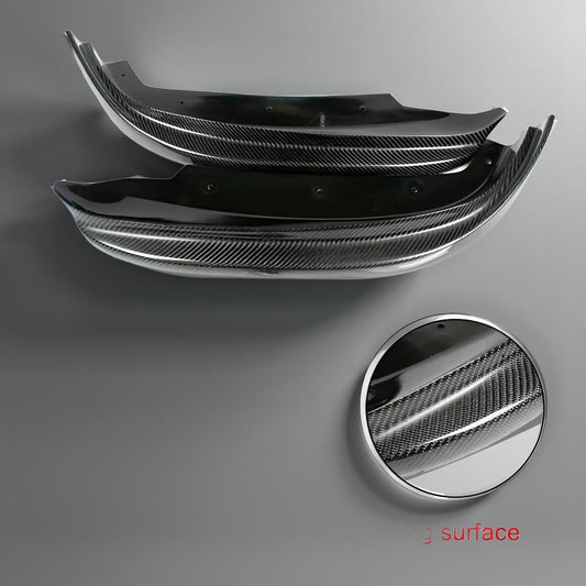 BMW F30 Front Bumper Carbon Fiber Splitter for 320i, 325i, 328i, 335i & 340i (2013-2017)