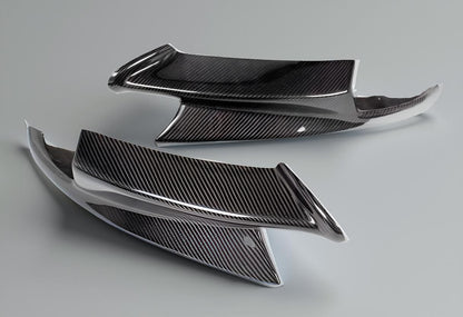 Real Carbon Fiber Front Bumper Splitters for BMW 3 Series E90, E92, E9X M3 (2009-2013)