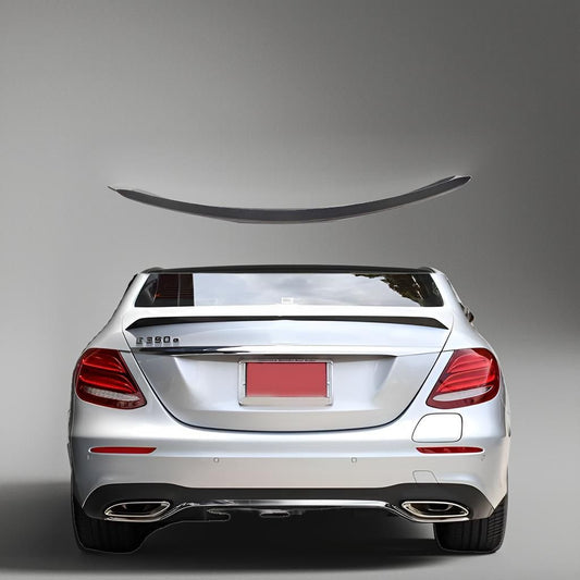 E-Class W213 Carbon Fiber Rear Spoiler - Mercedes E200, E350, & E63 AMG (2016-2017)