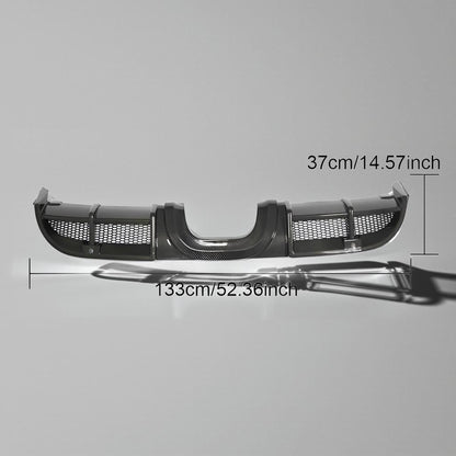Carbon Fiber Rear Diffuser Porsche 718 Boxster & Cayman (2016-2018)