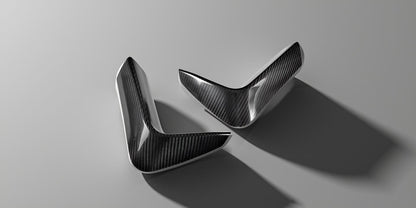 Dry Carbon Fiber Rear Bumper Splitters for BMW F80 M3 & F82 F83 M4 (2014-2018)