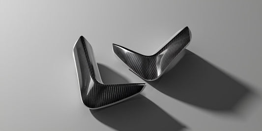 Dry Carbon Fiber Rear Bumper Splitters for BMW F80 M3 & F82 F83 M4 (2014-2018)