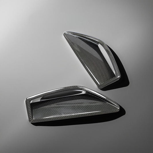Dry Carbon Fiber Front Bumper Scoop - Audi RS6 Avant