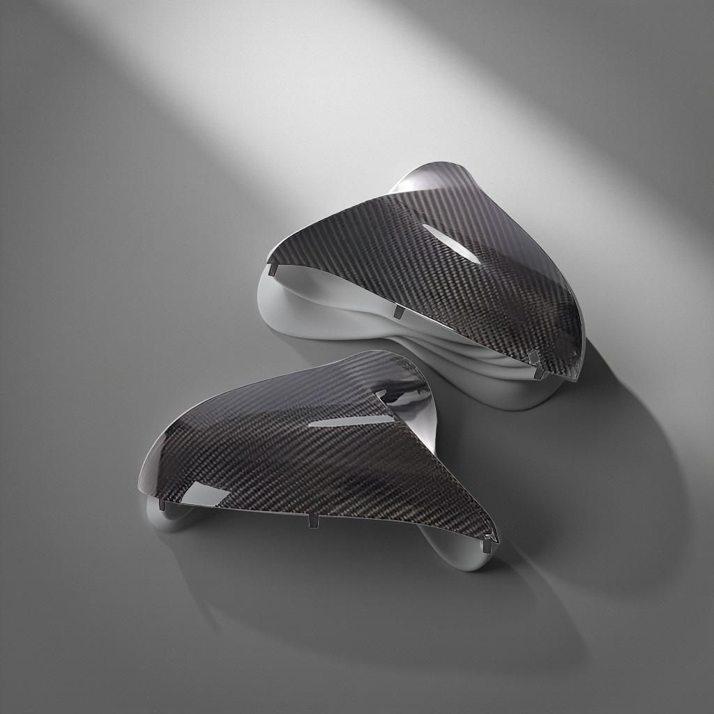 Dry Carbon Fiber Side Mirror Caps for BMW F87 M2C, F80 M3, F82 & F83 M4 (2018-2021)