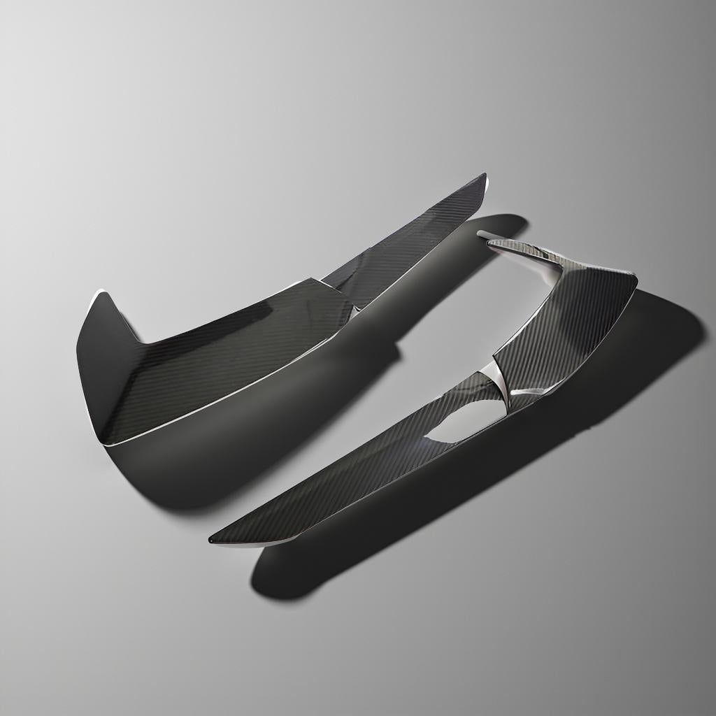 C8 Carbon Fiber Side Door Fender Vent Trim for Chevrolet Corvette (2020-2021)