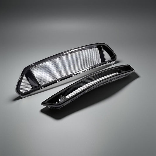 Real Carbon Fiber Grille - Mustang GT350R Coupe 2-Door (2015 to 2019)