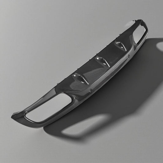 New C-Class W205 C63 Carbon Rear Lip for Mercedes Benz AMG Coupe 2015 to 2019