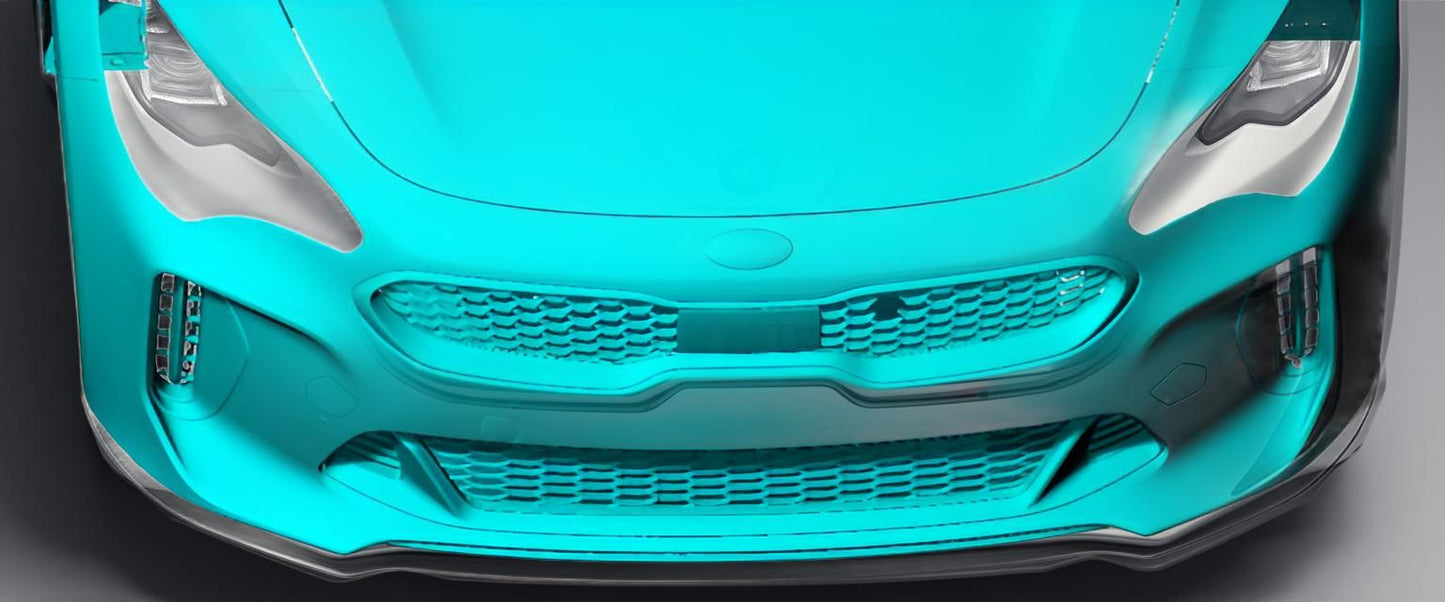 KIA Stinger Carbon Fiber Front Splitter (2018 to 2023)