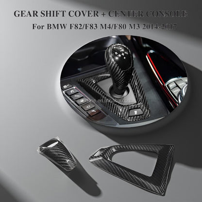 Pure Carbon Fiber Interior Accessories for BMW M4 F82 & F83 and M3 F80 (2014-2017) LHD
