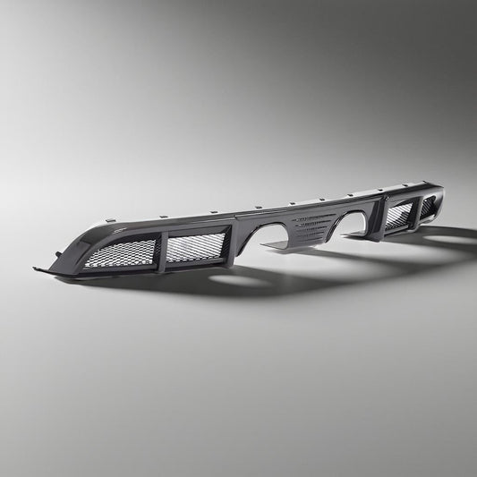 Carbon Fiber Rear Diffuser Lip for Porsche 911 Carrera 4 GTS 3.0T (2017-2019)
