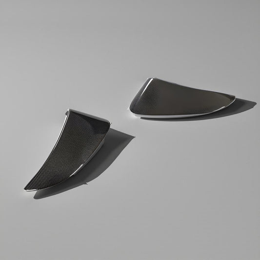 Carbon Fiber Rear Side Door Vent Trim Cover 718 Boxster & Cayman (2016-2018)