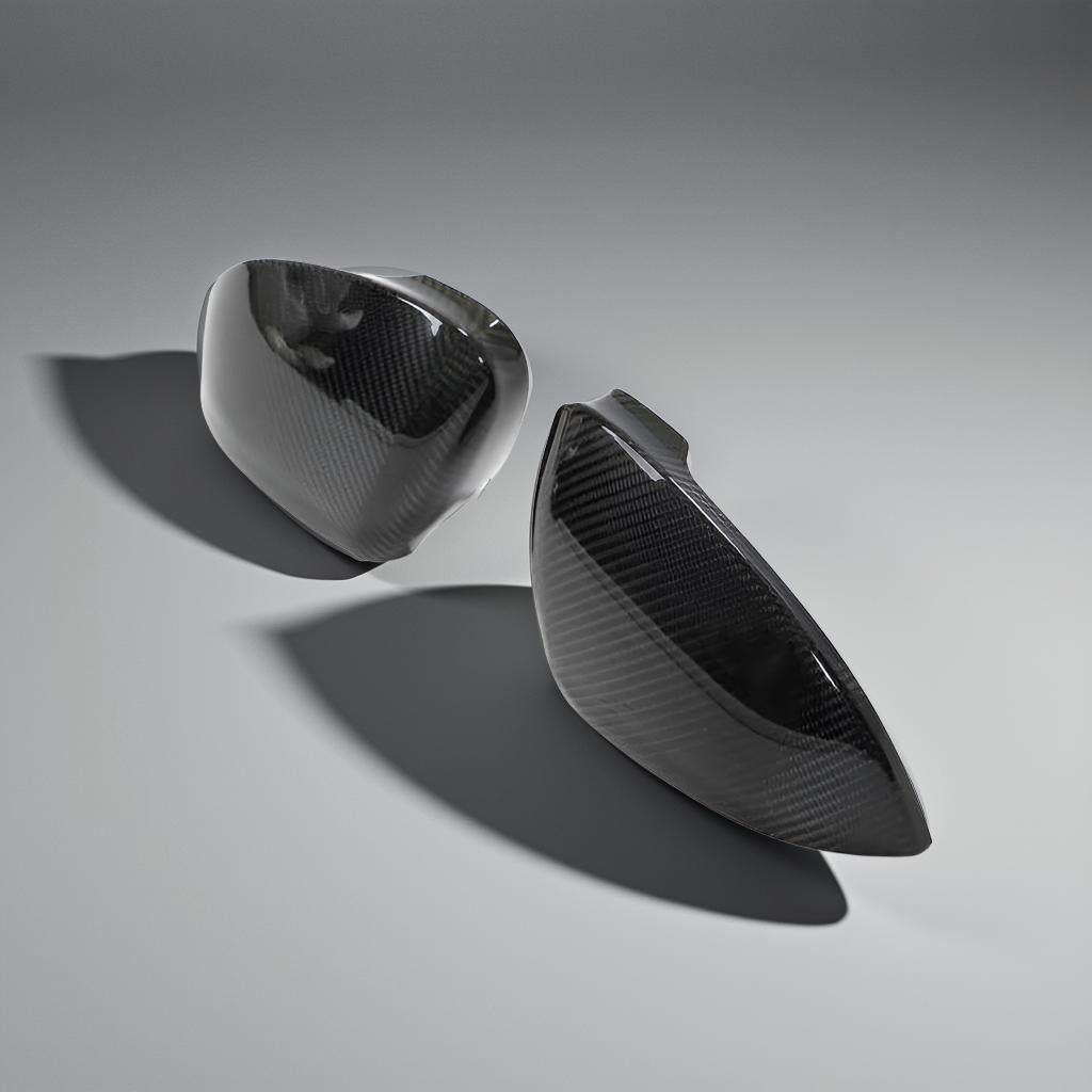 Dry Carbon Fiber Side Mirror Covers for Volkswagen Golf MK8 GTI 2021-2022 Add-On Style