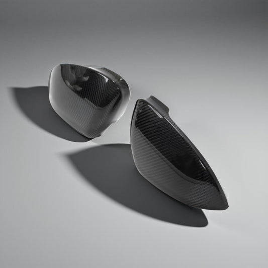 Dry Carbon Fiber Side Mirror Covers for Volkswagen Golf MK8 GTI 2021-2022 Add-On Style