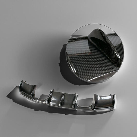 E92 M3 Carbon Fiber Rear Diffuser for BMW E92 & E93 M3 Coupe 2-Door (2008-2013)