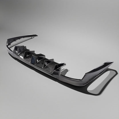 Carbon Fiber Rear Diffuser Lip for Mercedes Benz E-Class W213 E43/E63 AMG, E350, E400 Sport (2017-2018)