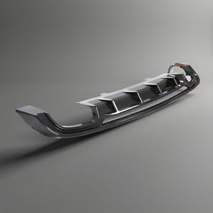 Carbon Fiber Rear Diffuser for Audi A5 & S5 Sportback Quattro S Line (2D/4D)
