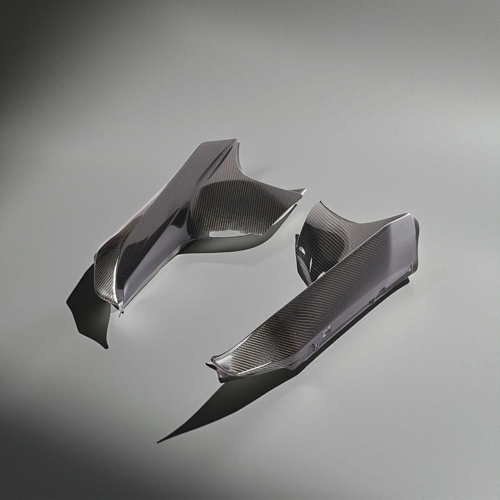 Carbon Fiber Front Splitter Flaps for BMW F90 M5 2018-2019