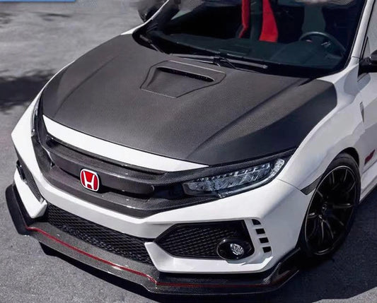 Dry Carbon Hood for Honda Civic Type R 10th Generation