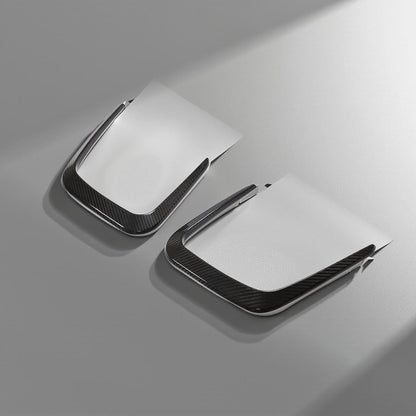 Set of 2 Dry Carbon Fiber Engine Hood Vent Covers for BMW M3 G80 and M4 G82/G83 (2021-2023)