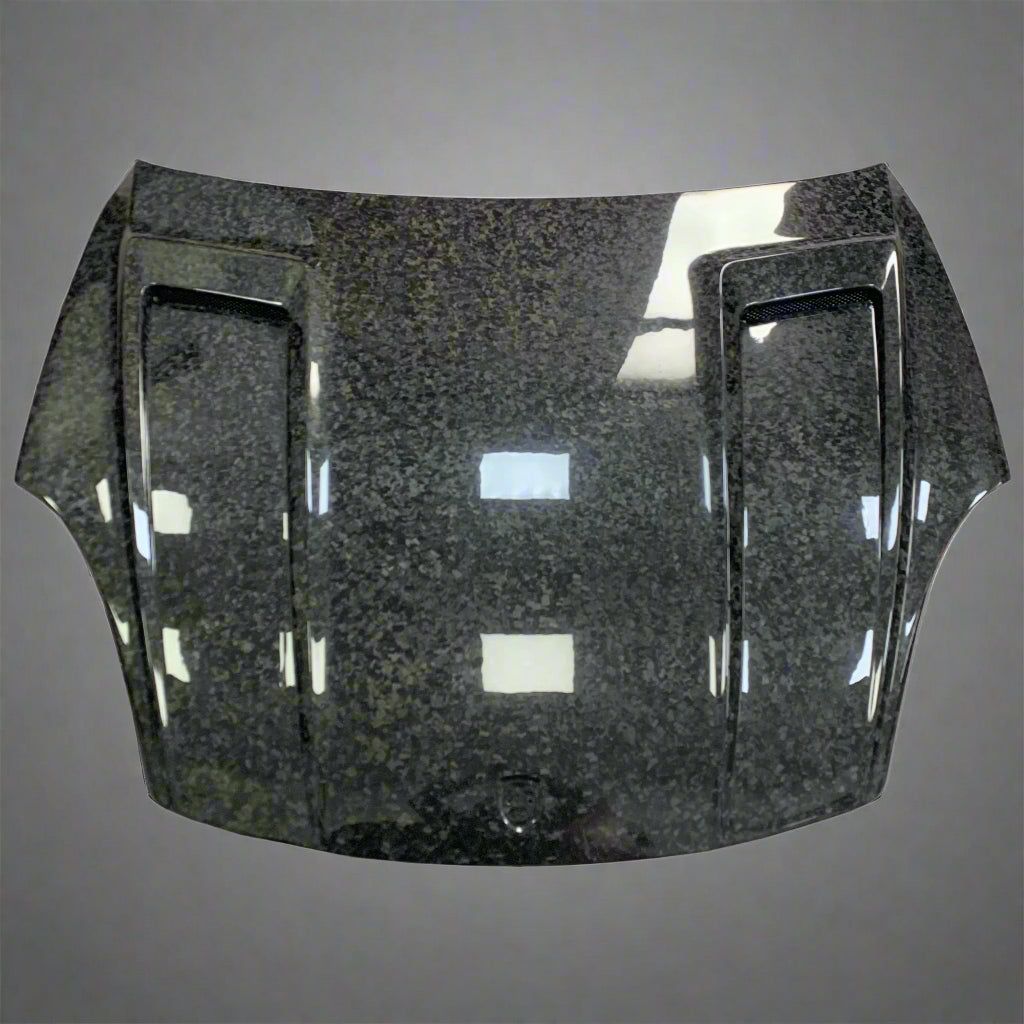 Cayenne Dry Carbon Fiber Forged Pattern Front Cover