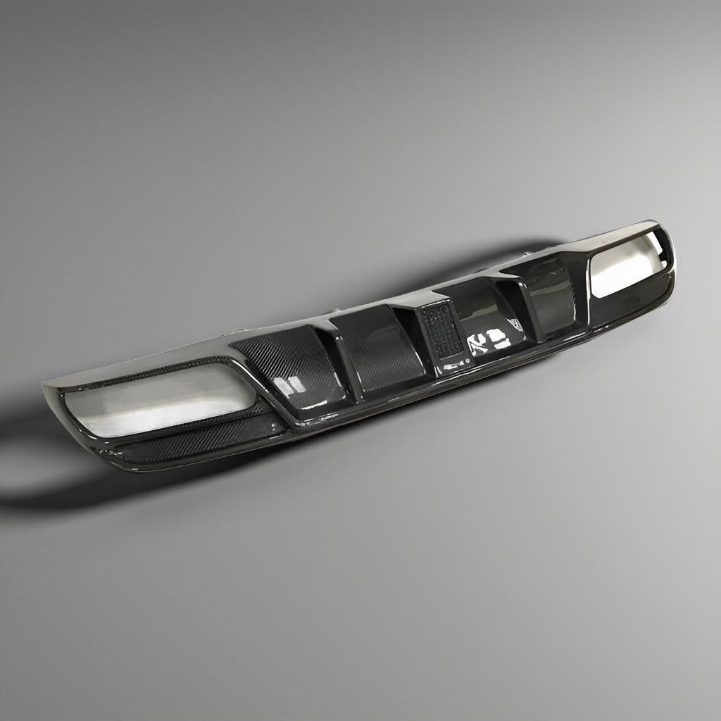 Carbon Fiber Rear Valance Lip for Mercedes Benz W205 C63 & C43 AMG Sedan 2015-2020
