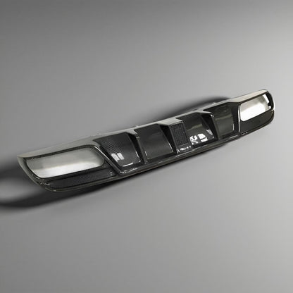 Carbon Fiber Rear Valance Lip for Mercedes Benz W205 C63 & C43 AMG Sedan 2015-2020