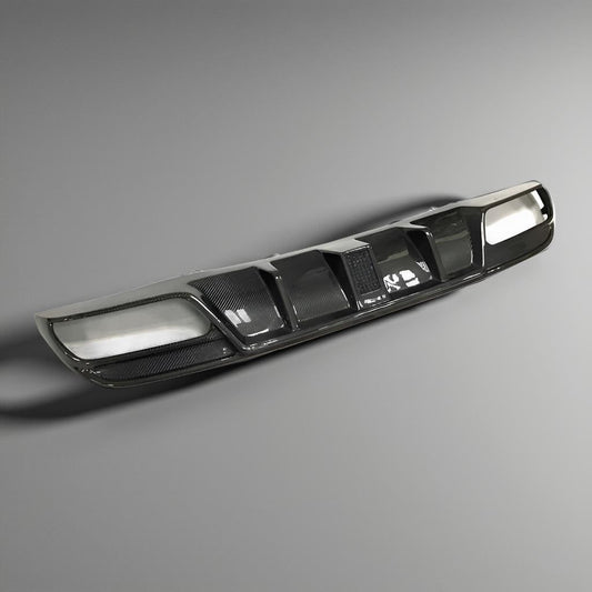 Carbon Fiber Rear Valance Lip for Mercedes Benz W205 C63 & C43 AMG Sedan 2015-2020