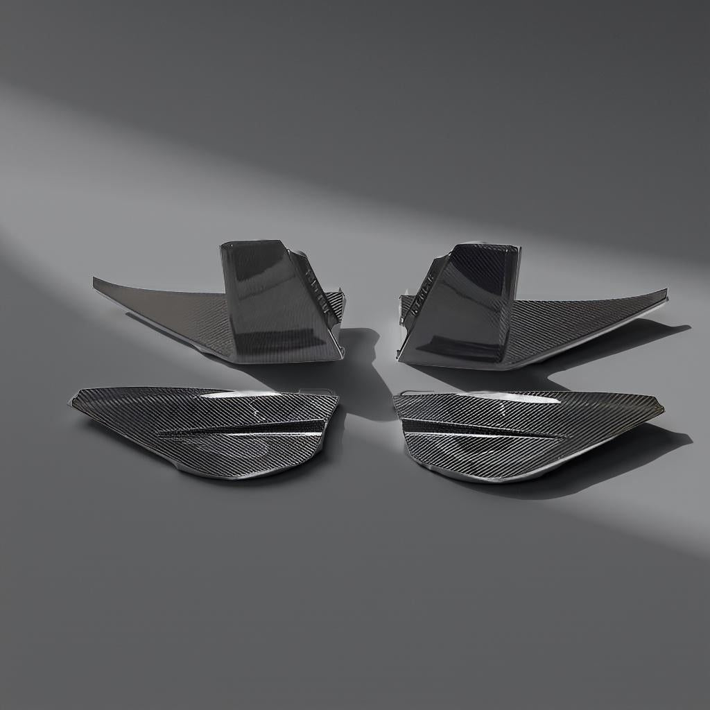 GT Carbon Front Bumper with Fog Lamps and Vents for Ford Mustang GT V8 (2018-2019)