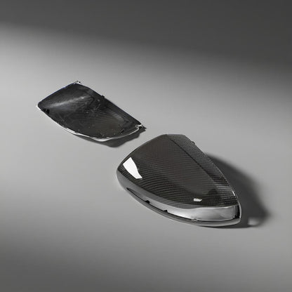 Dry Carbon Fiber Mirror Caps for Mercedes Benz C63 AMG W205 (2014-2021)