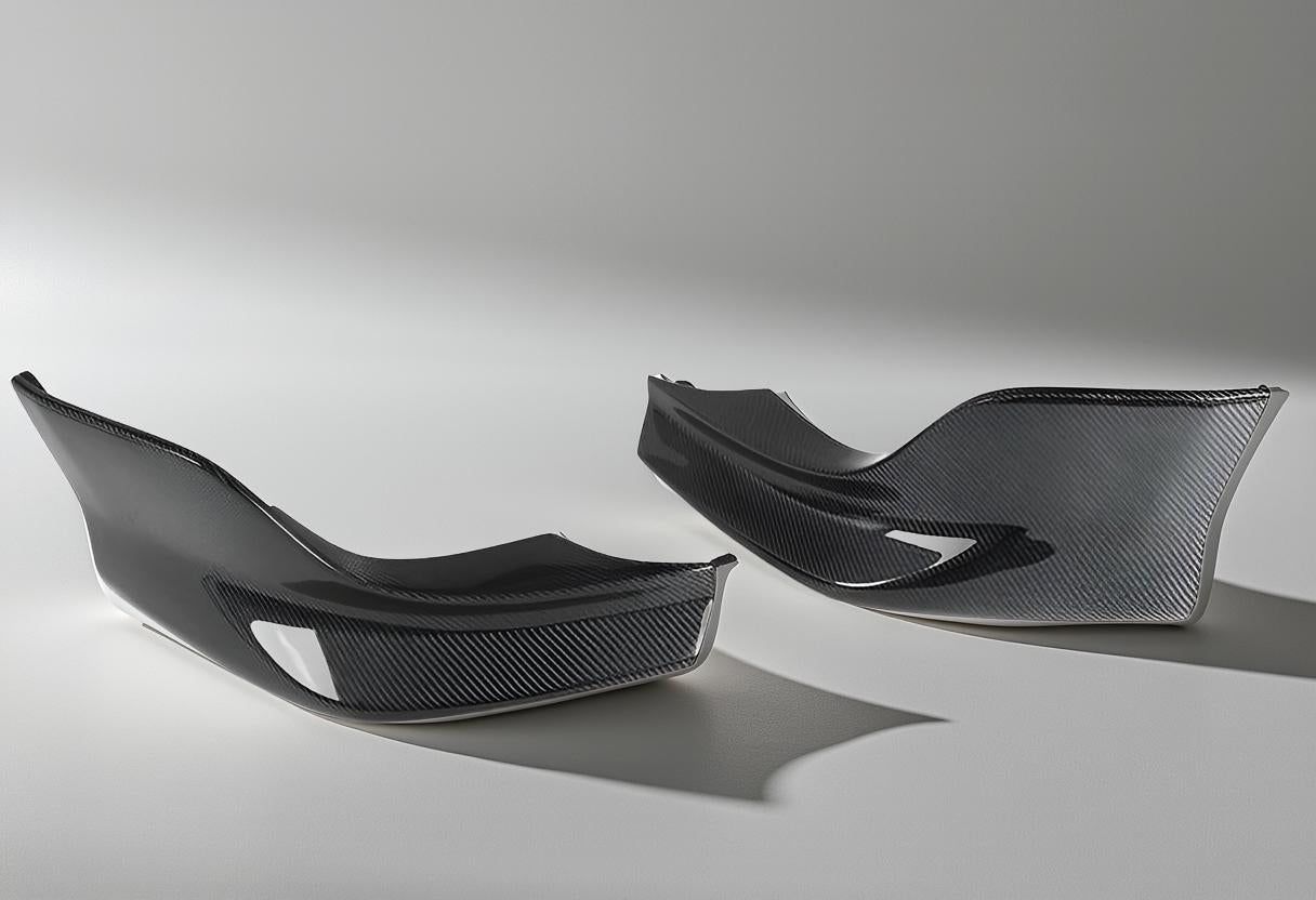 M Tech Carbon Fiber Front Lip Splitter for BMW E60