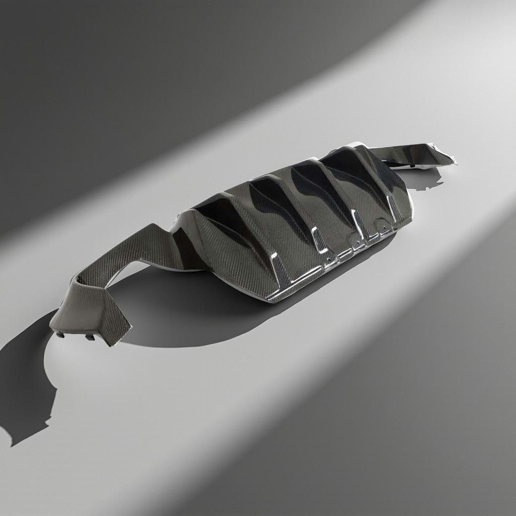 Carbon Fiber Rear Bumper Diffuser Lip Spoiler for BMW F10 & F11 & F18 M5 530i 550i (2011-2017)