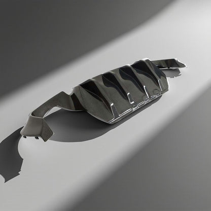 Carbon Fiber Rear Bumper Diffuser Lip Spoiler for BMW F10 & F11 & F18 M5 530i 550i (2011-2017)