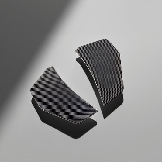 Carbon Fiber Rear Bumper Canards for Audi R8 V10 Base Coupe 2-Door (2016-2018)