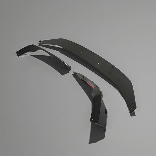 Dry Carbon Fiber Front Splitters - Audi RS6/A6 C8 Avant Wagon (2019-2021)