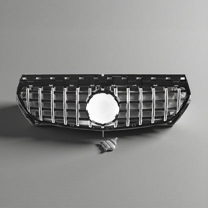 GT Style Silver Diamond Front Grille for Mercedes Benz CLA250 C117 2013-2016